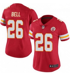 Women's Kansas City Chiefs 26 Le'Veon Bell Red Color Vapor Untouchable Limited Jersey