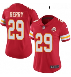 Women's Kansas City Chiefs 29 Eric Berry Red Team Color Vapor Untouchable Limited Player NFL Jersey