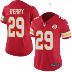 Women's Kansas City Chiefs 29 Eric Berry Red Team Color Vapor Untouchable Limited Player NFL Jersey