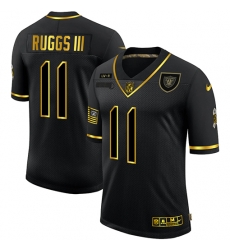 Las Vegas Raiders 11 Henry Ruggs III Black Gold 2020 Salute To Service Limited Jersey