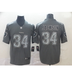 Las Vegas Raiders 34 Bo Jackson Gray Camo Vapor Untouchable Limited Jersey