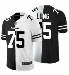 Las Vegas Raiders 75 Howie Long Black And White Split Vapor Untouchable Limited Jersey
