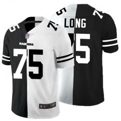 Las Vegas Raiders 75 Howie Long Black And White Split Vapor Untouchable Limited Jersey