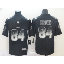 Las Vegas Raiders 84 Antonio Brown Black Arch Smoke Vapor Untouchable Limited Jersey