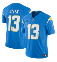 Los Angeles Chargers 13 Keenan Allen Light Blue 2023 F U S E With 4 Star C Patch Vapor Untouchable Limited Stitched Jersey