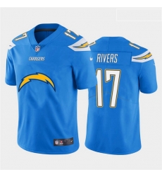 Los Angeles Chargers 17 Philip Rivers Blue Team Big Logo Vapor Untouchable Limited Jersey