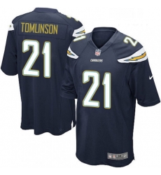 Los Angeles Chargers 21 LaDainian Tomlinson Game Navy Blue Team Color NFL Jersey