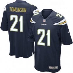 Los Angeles Chargers 21 LaDainian Tomlinson Game Navy Blue Team Color NFL Jersey