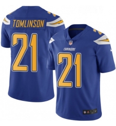 Los Angeles Chargers 21 LaDainian Tomlinson Limited Electric Blue Rush Vapor Untouchable NFL Jersey