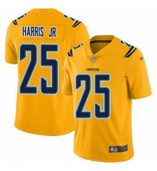 Los Angeles Chargers 25 Chris Harris Jr Gold Stitched NFL Limited Inverted Legend Jersey
