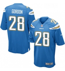 Los Angeles Chargers 28 Melvin Gordon Game Electric Blue Alternate NFL Jersey Los Angeles Chargers 28 Melvin Gordon Game Electric Blue Alternate NFL Jersey