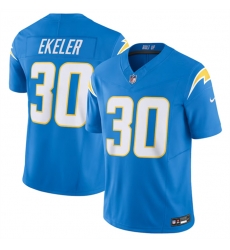 Los Angeles Chargers 30 Austin Ekeler Blue 2023 F U S E Vapor Untouchable Limited Stitched Jersey