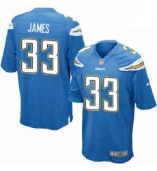 Los Angeles Chargers 33 Derwin James Game Electric Blue Alternate NFL Jersey