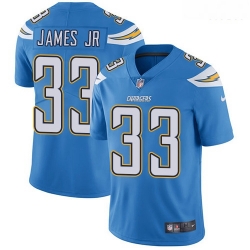 Los Angeles Chargers 33 Derwin James Jr Electric Blue Alternate Stitched Football Vapor Untouchable Limited Jersey