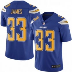 Los Angeles Chargers 33 Derwin James Limited Electric Blue Rush Vapor Untouchable NFL Jersey