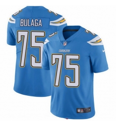 Los Angeles Chargers 75 Bryan Bulaga Electric Blue Alternate Stitched NFL Vapor Untouchable Limited Jersey