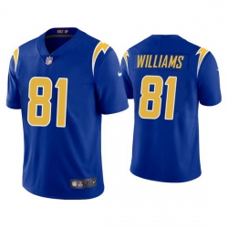 Los Angeles Chargers 81 Mike Williams 2020 Blue Vapor Untouchable Limited Stitched Jersey