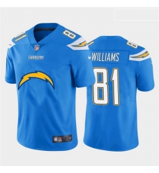 Los Angeles Chargers 81 Mike Williams Blue Team Big Logo Vapor Untouchable Limited Jersey