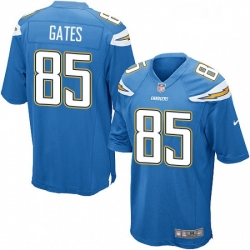 Los Angeles Chargers 85 Antonio Gates Game Electric Blue Alternate NFL Jersey