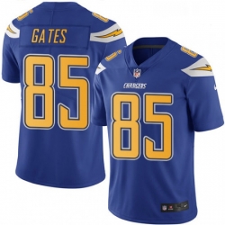 Los Angeles Chargers 85 Antonio Gates Limited Electric Blue Rush Vapor Untouchable NFL Jersey