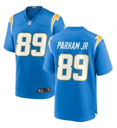Los Angeles Chargers 89 Donald Parham Jr Blue Stitched Game Jersey Los Angeles Chargers 89 Donald Parham Jr Blue Stitched Game Jersey