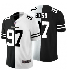 Los Angeles Chargers 97 Joey Bosa Black And White Split Vapor Untouchable Limited Jersey
