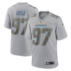 Los Angeles Chargers 97 Joey Bosa Grey Atmosphere Fashion Stitched Game Jersey