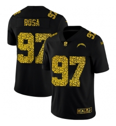 Los Angeles Chargers 97 Joey Bosa Leopard Print Fashion Vapor Limited NFL jerseyBlack