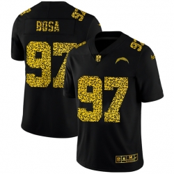 Los Angeles Chargers 97 Joey Bosa Leopard Print Fashion Vapor Limited NFL jerseyBlack