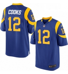 Los Angeles Rams 12 Brandin Cooks Game Royal Blue Alternate NFL Jersey