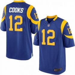 Los Angeles Rams 12 Brandin Cooks Game Royal Blue Alternate NFL Jersey