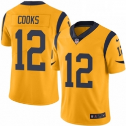 Los Angeles Rams 12 Brandin Cooks Limited Gold Rush Vapor Untouchable NFL Jersey