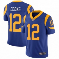 Los Angeles Rams 12 Brandin Cooks Royal Blue Alternate Vapor Untouchable Limited Player NFL Jersey