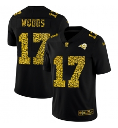 Los Angeles Rams 17 Robert Woods Leopard Print Fashion Vapor Limited NFL jerseyBlack