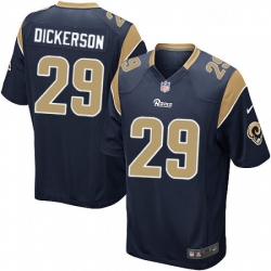 Los Angeles Rams 29 Eric Dickerson Game Navy Blue Team Color NFL Jersey