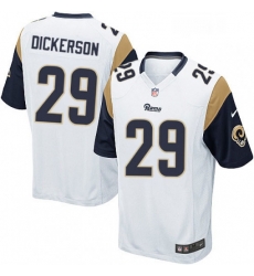 Los Angeles Rams 29 Eric Dickerson Game White NFL Jersey