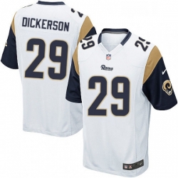 Los Angeles Rams 29 Eric Dickerson Game White NFL Jersey