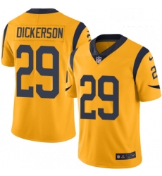 Los Angeles Rams 29 Eric Dickerson Limited Gold Rush Vapor Untouchable NFL Jersey