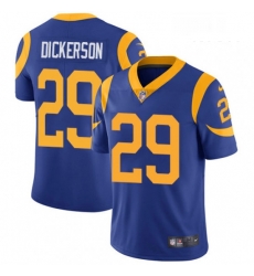Los Angeles Rams 29 Eric Dickerson Royal Blue Alternate Vapor Untouchable Limited Player NFL Jersey