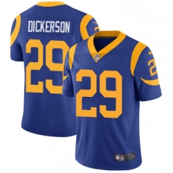 Los Angeles Rams 29 Eric Dickerson Royal Blue Alternate Vapor Untouchable Limited Player NFL Jersey