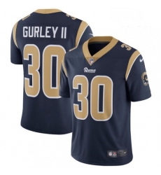 Los Angeles Rams 30 Todd Gurley Navy Blue Team Color Vapor Untouchable Limited Player NFL Jersey