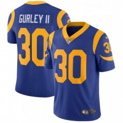 Los Angeles Rams 30 Todd Gurley Royal Blue Alternate Vapor Untouchable Limited Player NFL Jersey