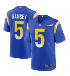 Los Angeles Rams 5 Jalen Ramsey Royal 2021 Vapor Untouchable Limited Jersey