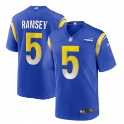 Los Angeles Rams 5 Jalen Ramsey Royal 2021 Vapor Untouchable Limited Jersey