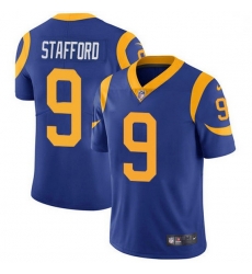 Los Angeles Rams 9 Matthew Stafford Royal Blue Alternate Stitched NFL Vapor Untouchable Limited Jersey
