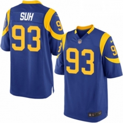 Los Angeles Rams 93 Ndamukong Suh Game Royal Blue Alternate NFL Jersey