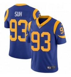 Los Angeles Rams 93 Ndamukong Suh Royal Blue Alternate Vapor Untouchable Limited Player NFL Jersey
