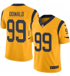 Los Angeles Rams 99 Aaron Donald Limited Gold Rush Vapor Untouchable NFL Jersey