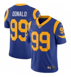 Los Angeles Rams 99 Aaron Donald Royal Blue Alternate Vapor Untouchable Limited Player NFL Jersey