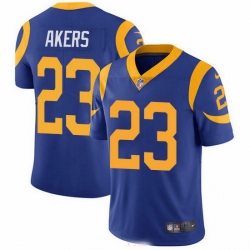 Nike Rams 23 Cam Akers Royal Blue Alternate Stitched NFL Vapor Untouchable Limited Jersey